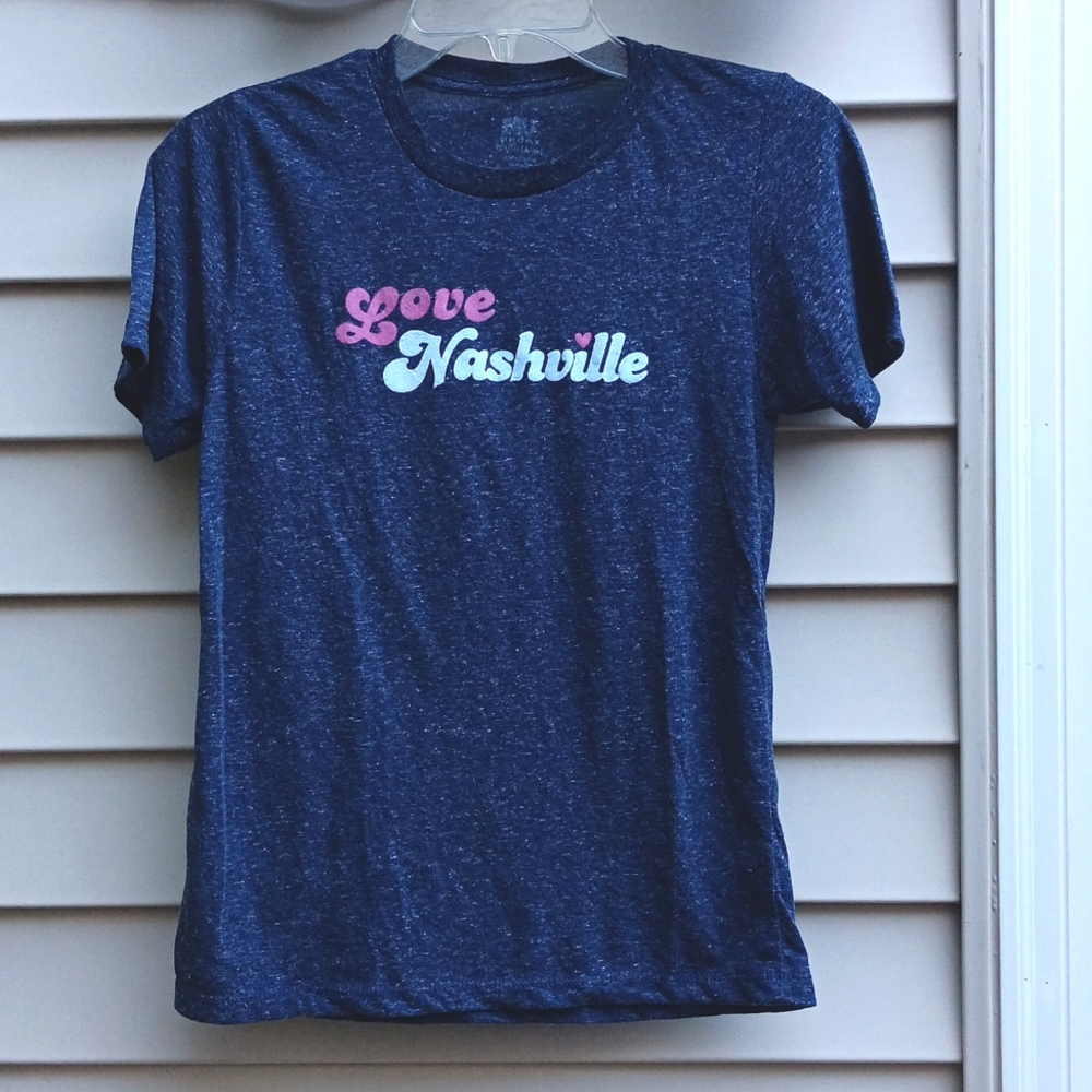 MV SPORT/Love Nashville/Tee,size Youth Large